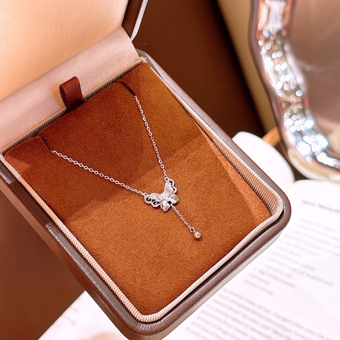 軽やか高品質シルバーネックレスゴールド ウェディング