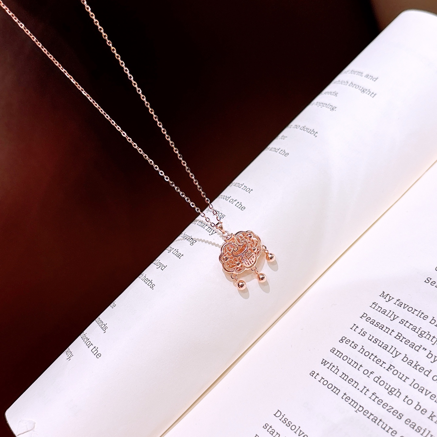 遊び心S925スターリングシルバーネックレスゴールド ギフト