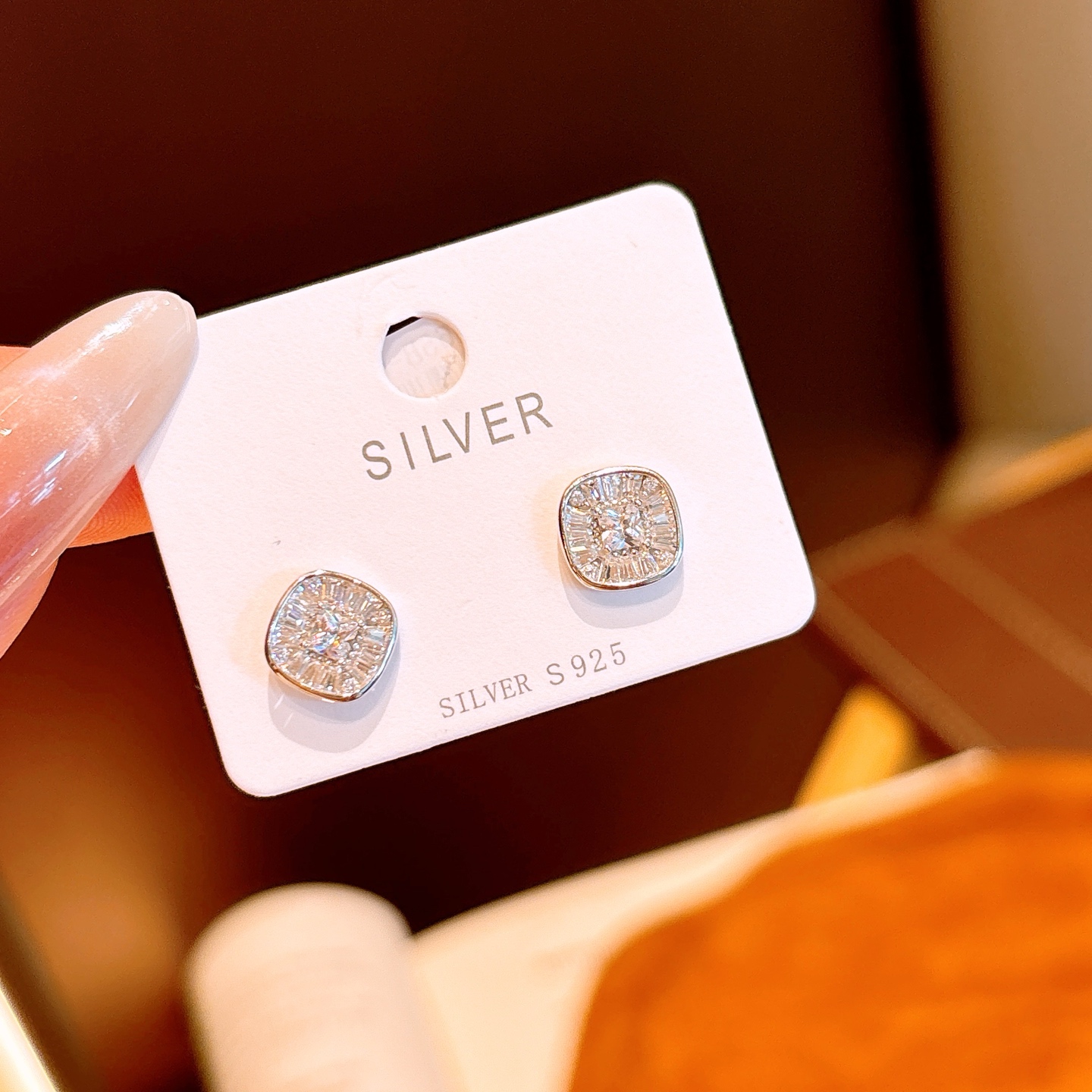 Fine Silver Earrings Intellectual Bestie Gift Gold