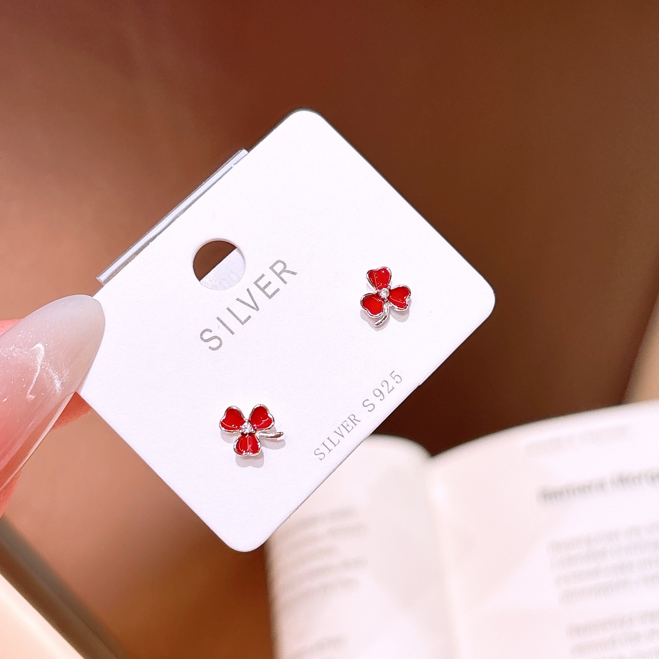 Solid Silver Earrings Pure Date Night Gold