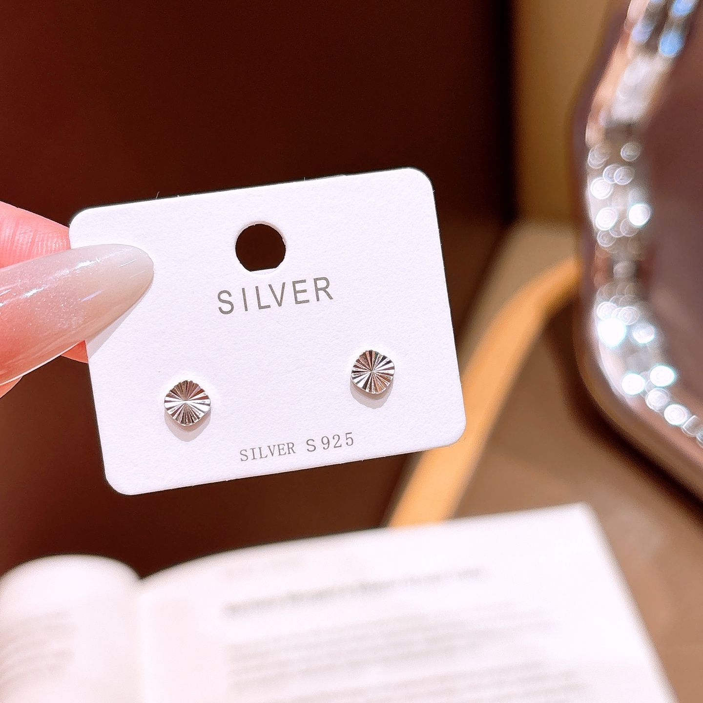 High Polish Silver Earrings Precision Valentine's Day Silver