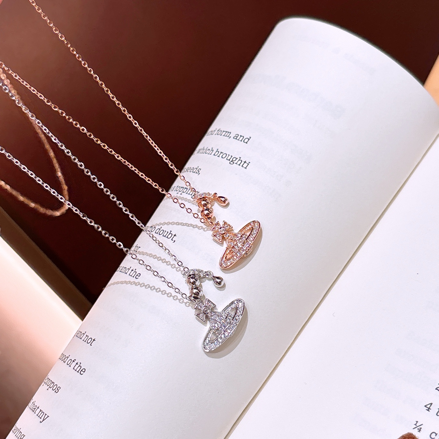 レトロS925スターリングシルバーネックレスゴールド 晩餐会