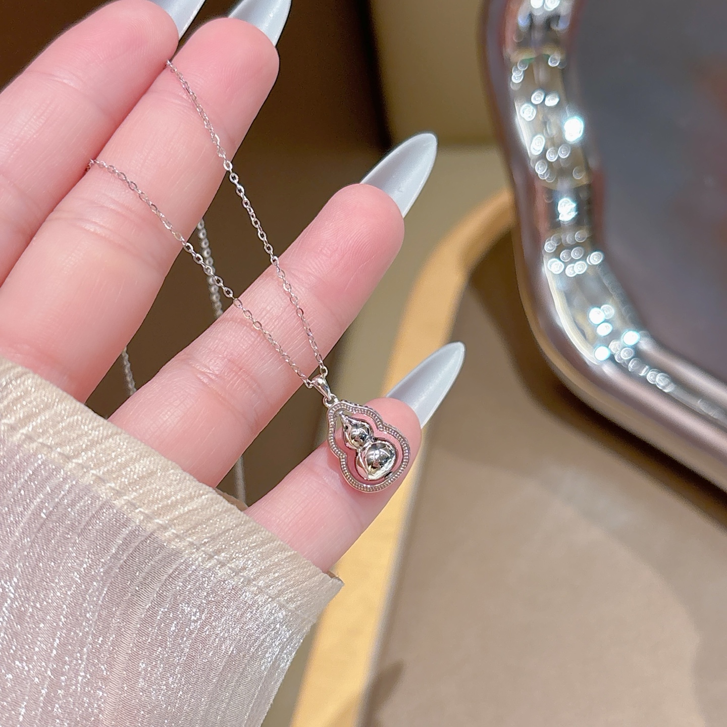 清純925シルバーネックレスシルバー デート