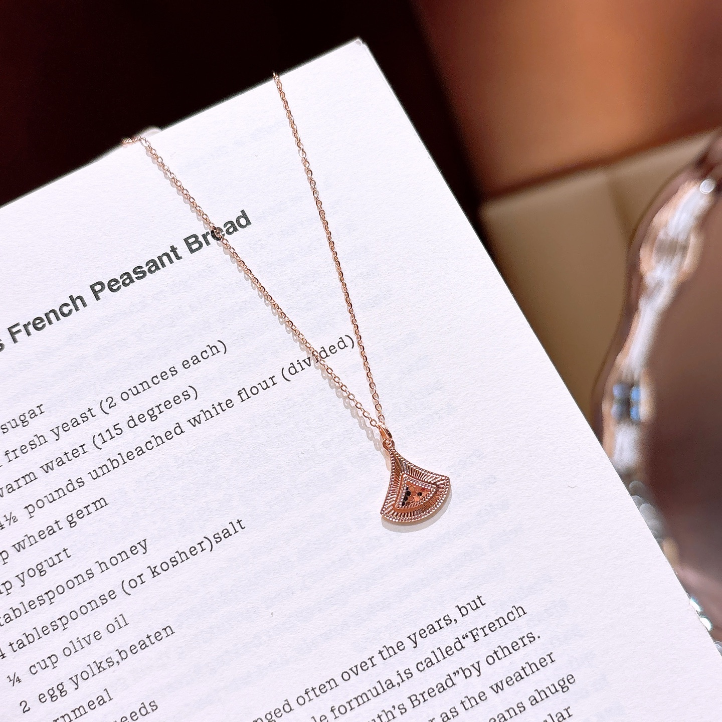 甘辛ファインシルバーネックレスゴールド 父の日