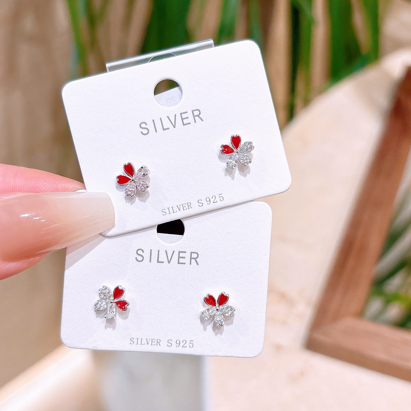 Hypoallergenic Silver Earrings Girly Confession Gold