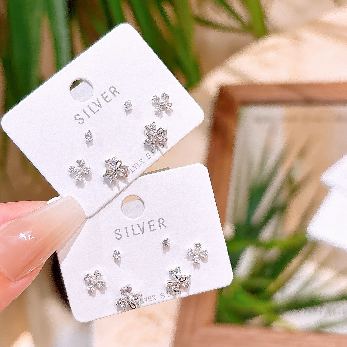 High Polish Silver Earrings Premium Confession Gold