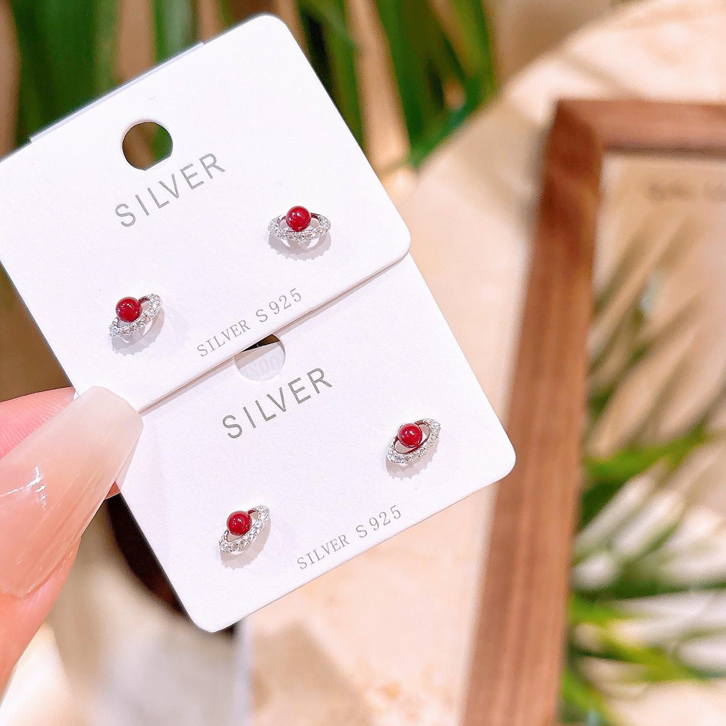 S925 Sterling Silver Earrings Ultra Minimal Proposal Silver