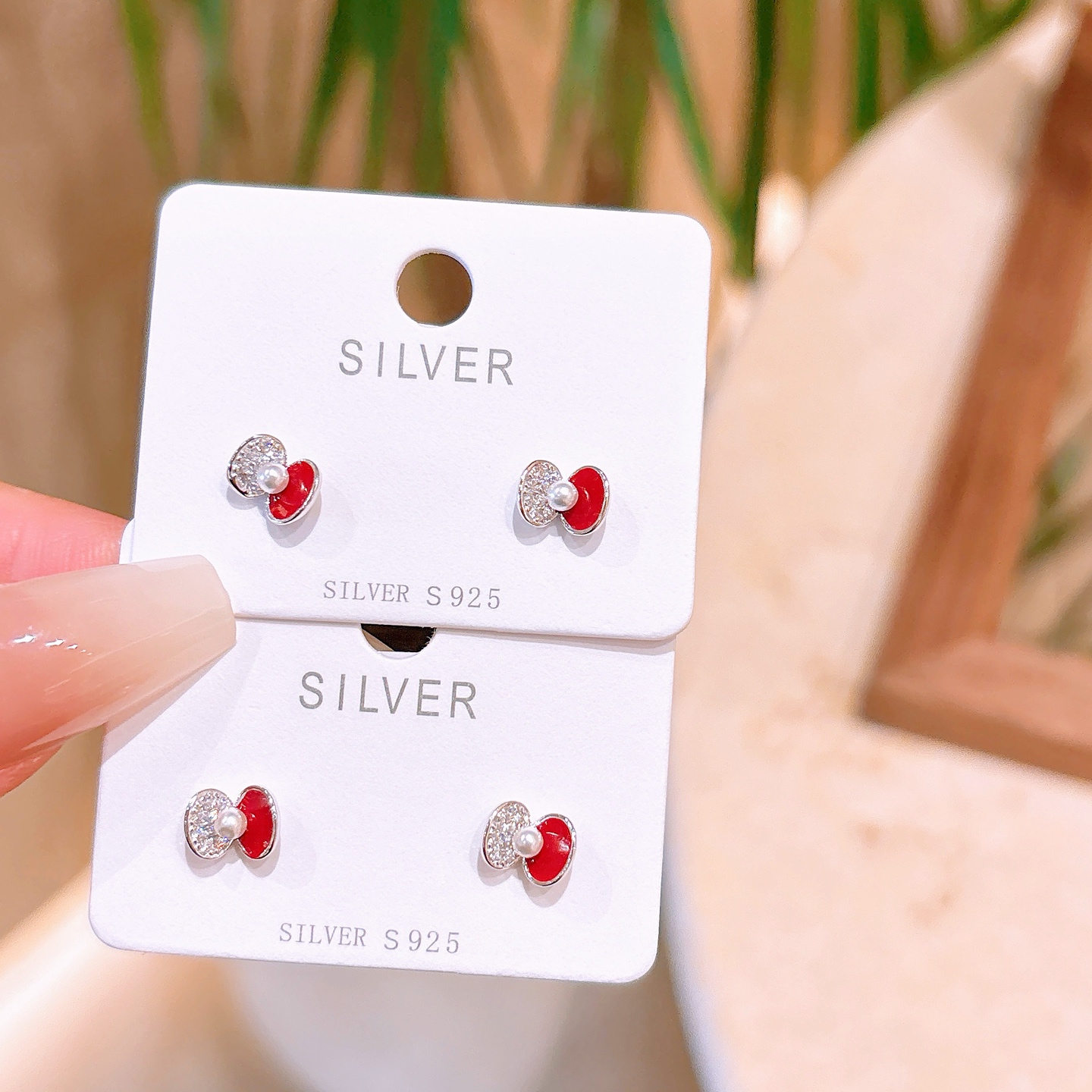 Hypoallergenic Silver Earrings Minimalist Father's Day Gold