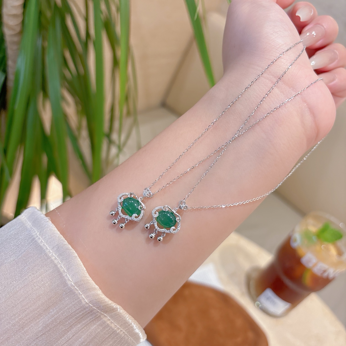 Low Allergy Silver Necklace Playful Engagement Gold