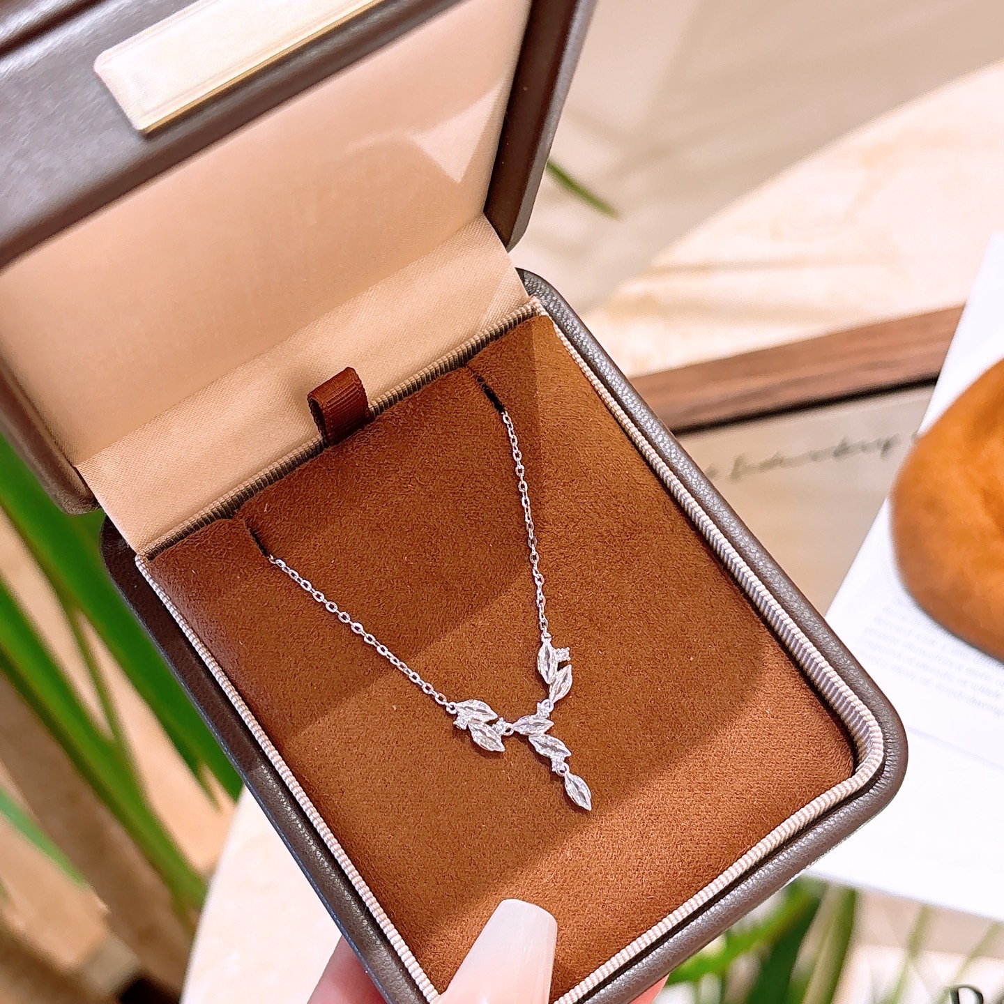 Fine Silver Necklace Delicate Gift for Her Gold