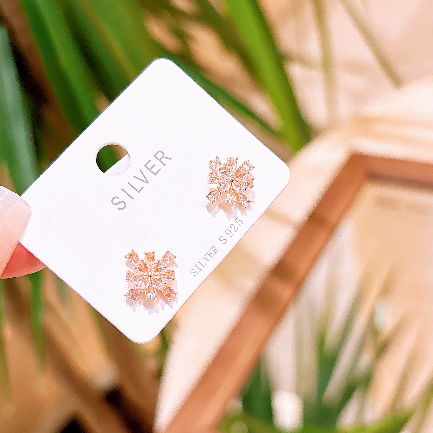 Hochglanzpoliertes Silber Ohrringe Sanft Geschenk für beste Freundin