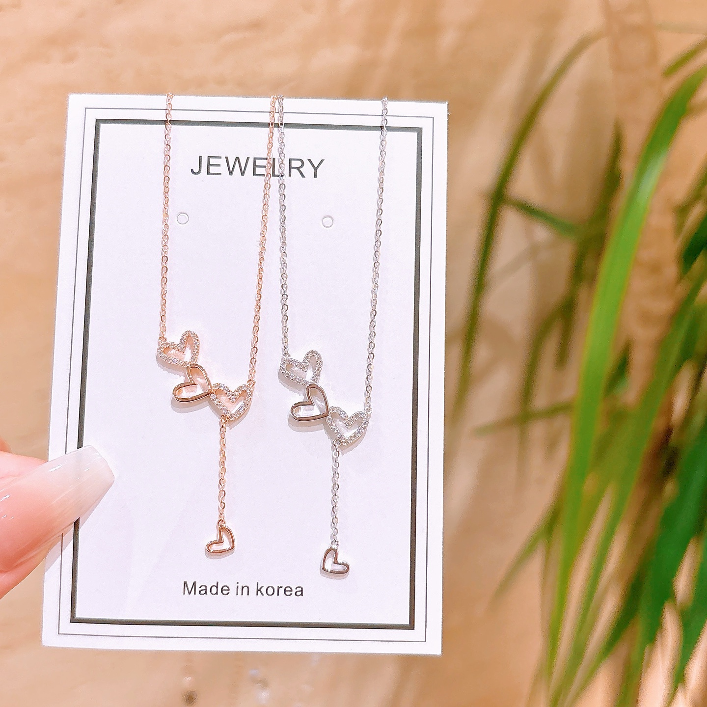 Nickel Free Silver Necklace Vintage Mother's Day Gold