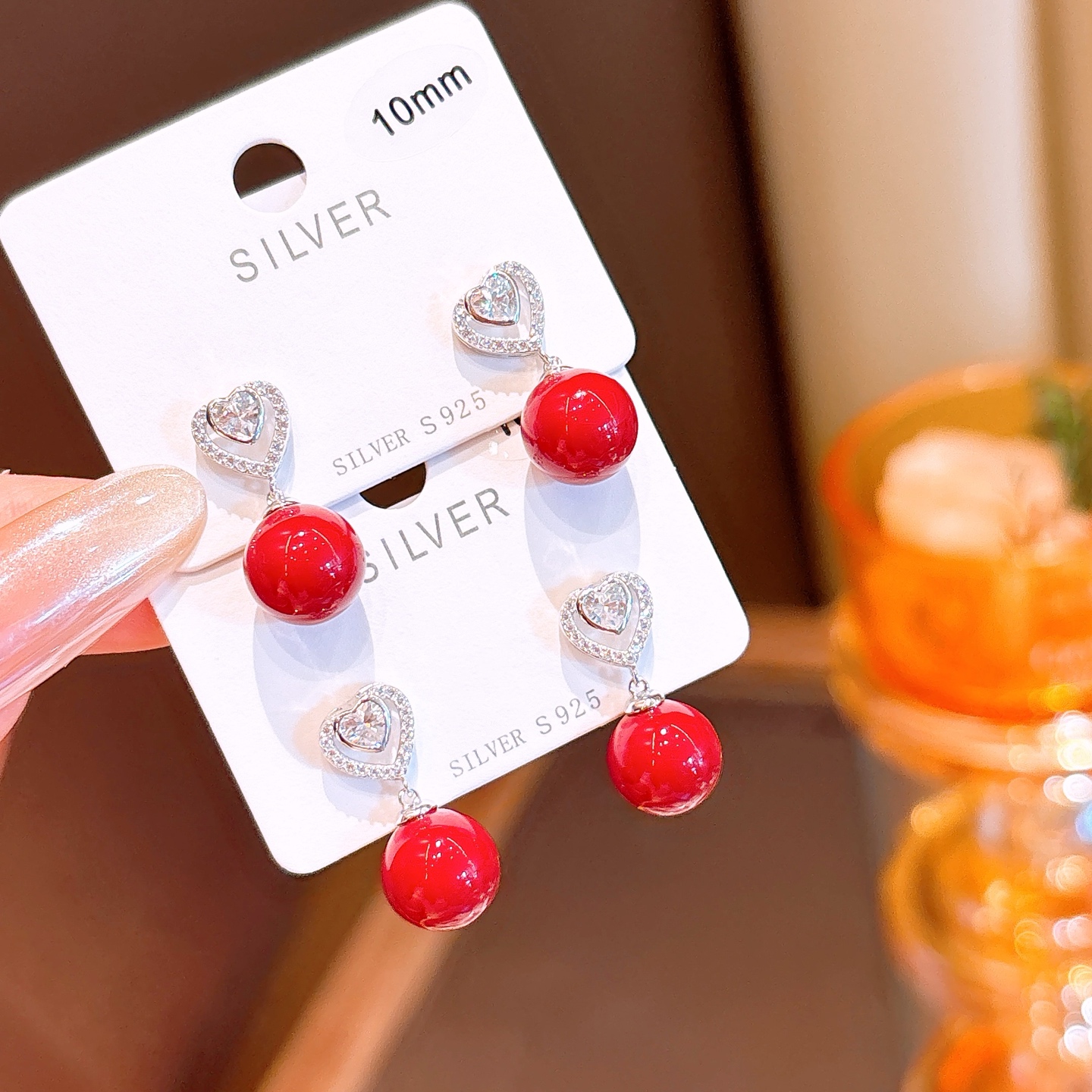 High Polish Silver Earrings Artistic Housewarming Gold