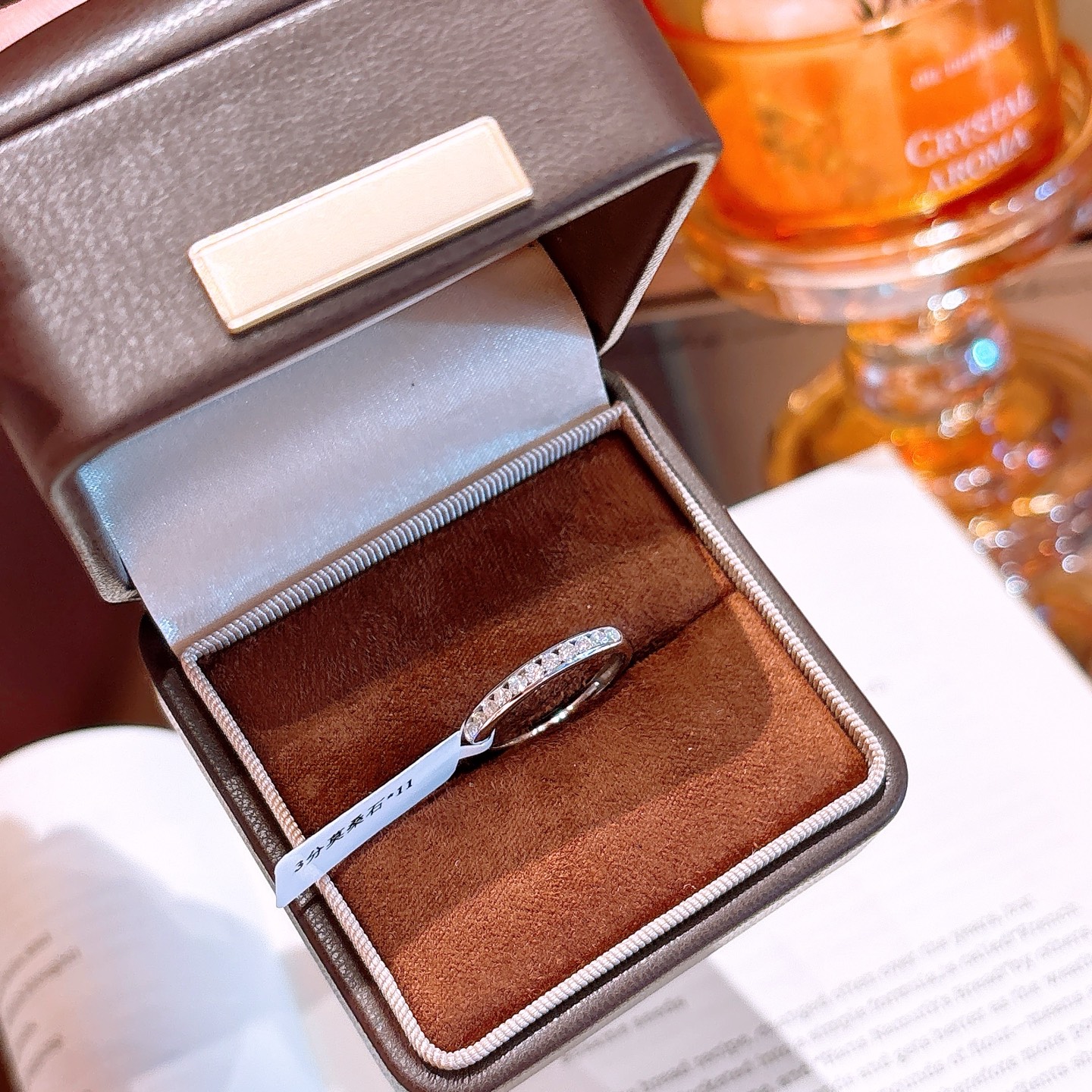 Solid Silver Moissanite Ring Intellectual New Year Silver