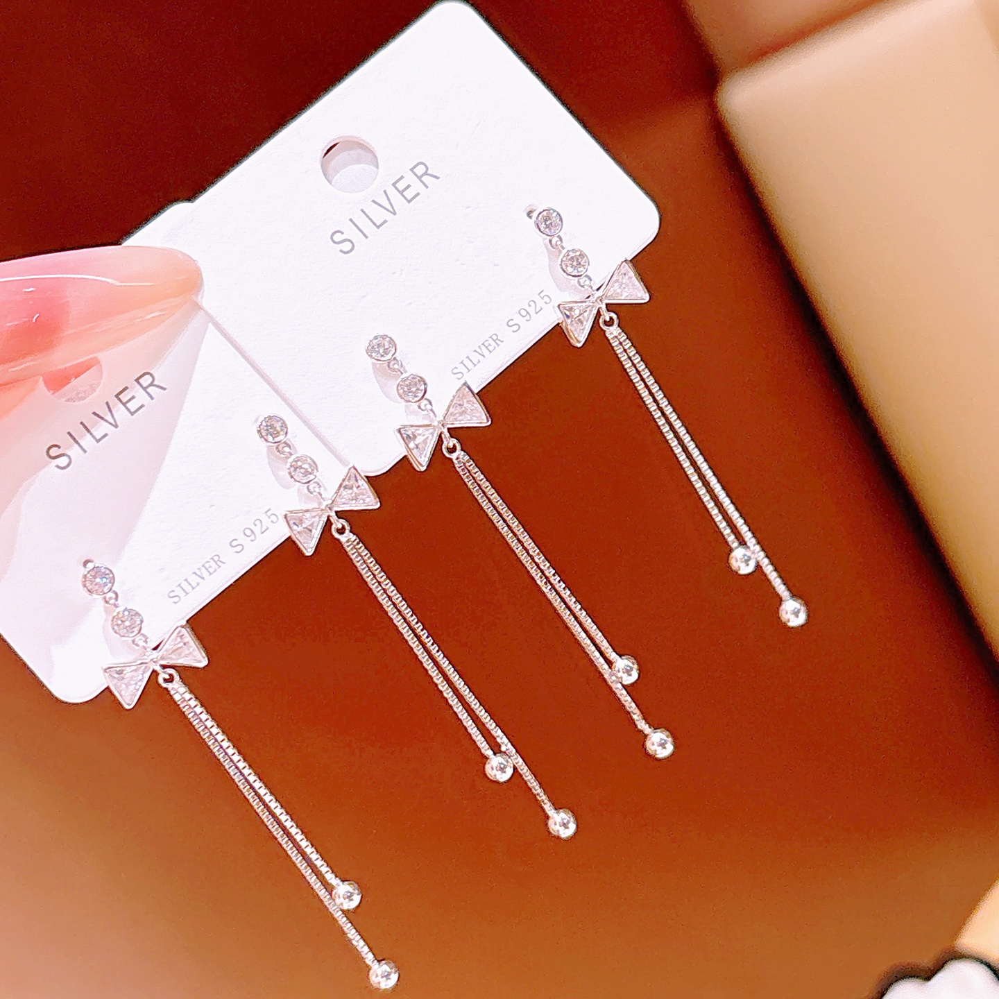 High Polish Silver Earrings Ins Style Everyday Wear Silver