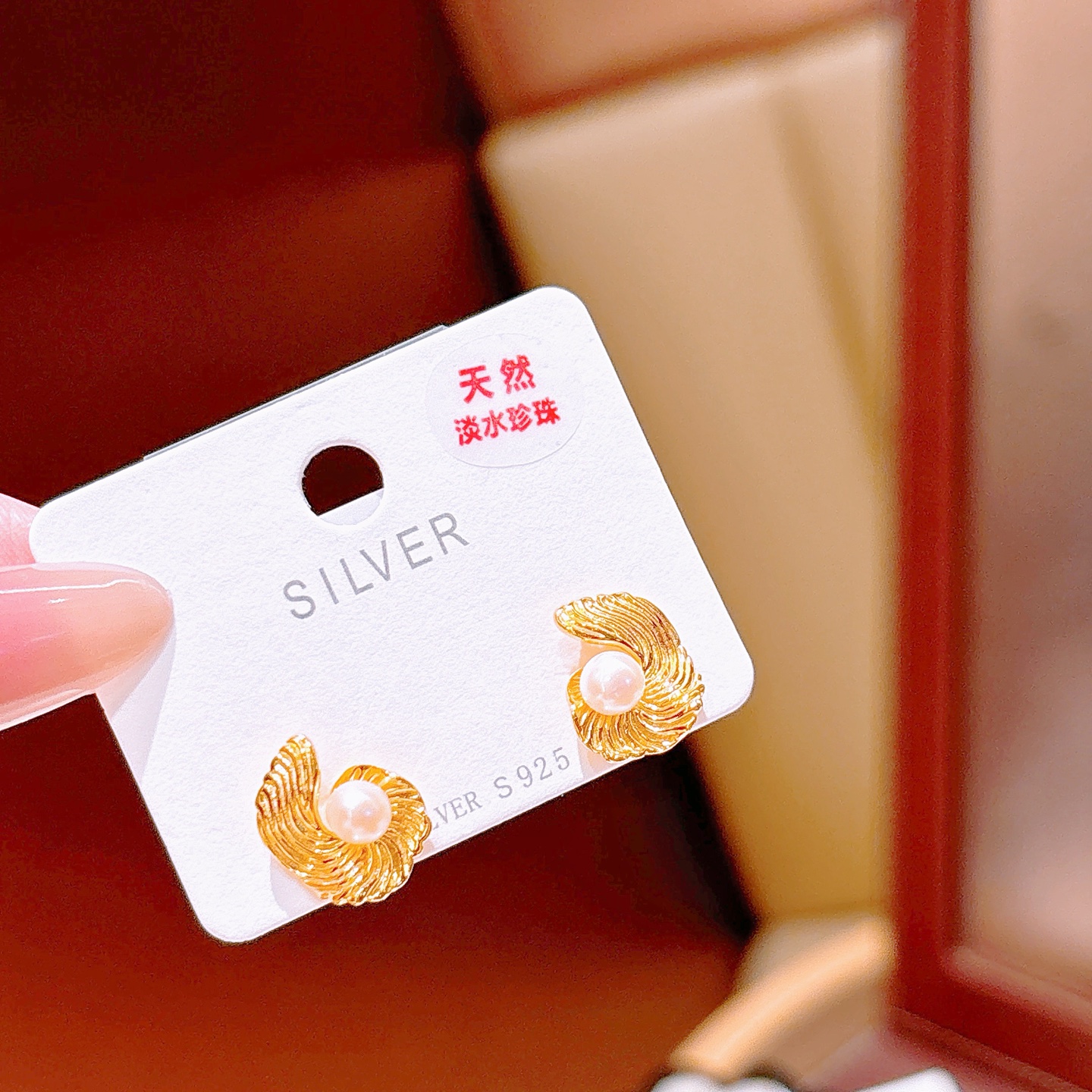 High Polish Silver Freshwater Pearl Studs Precision Proposal Silver