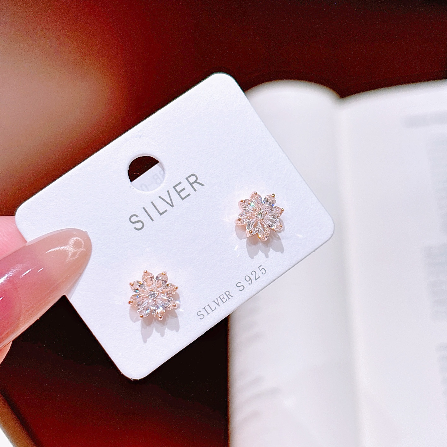 925 Silver Earrings Korean Style Housewarming Silver