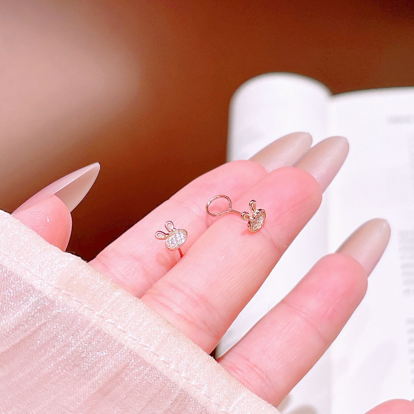 Low Allergy Silver Anti-Loss Earrings Chic Self-love Silver