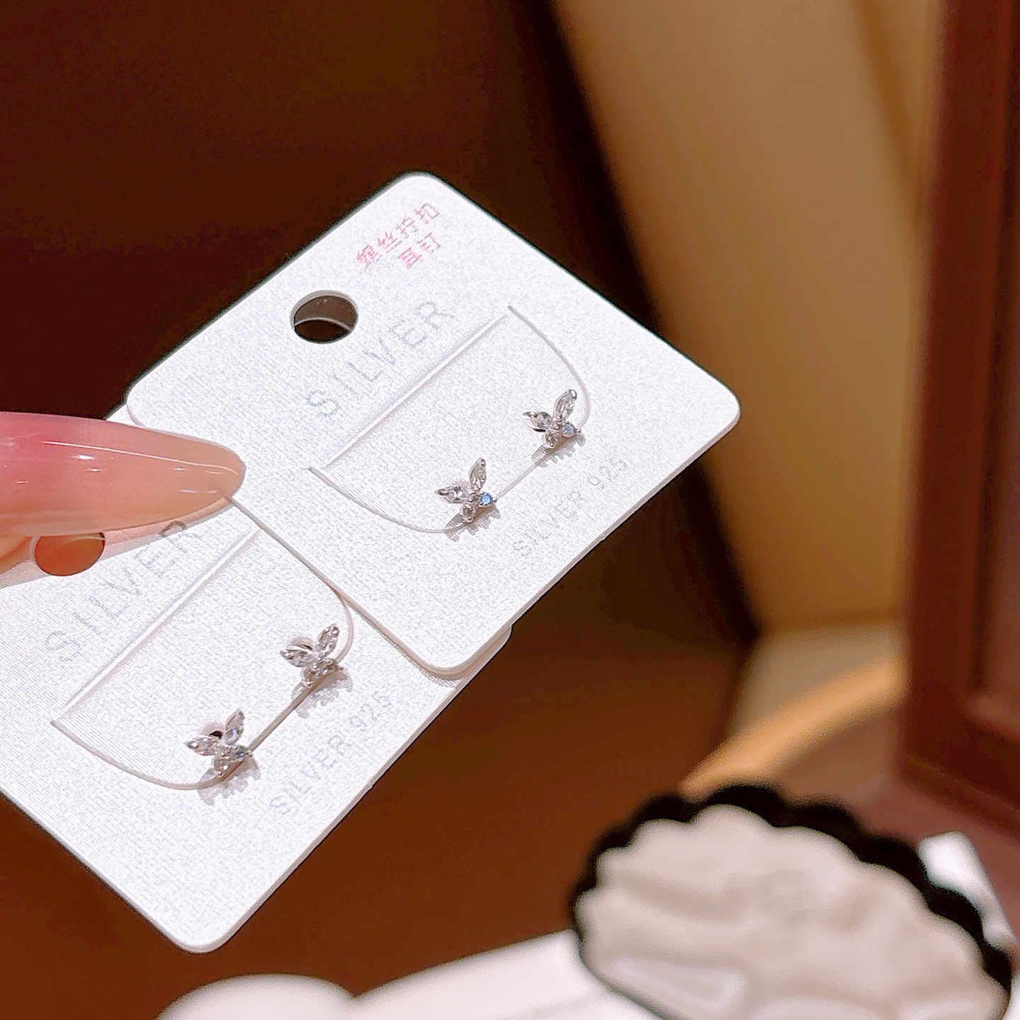 Fine Silver Screw-back Studs Fresh Gift for Her Silver