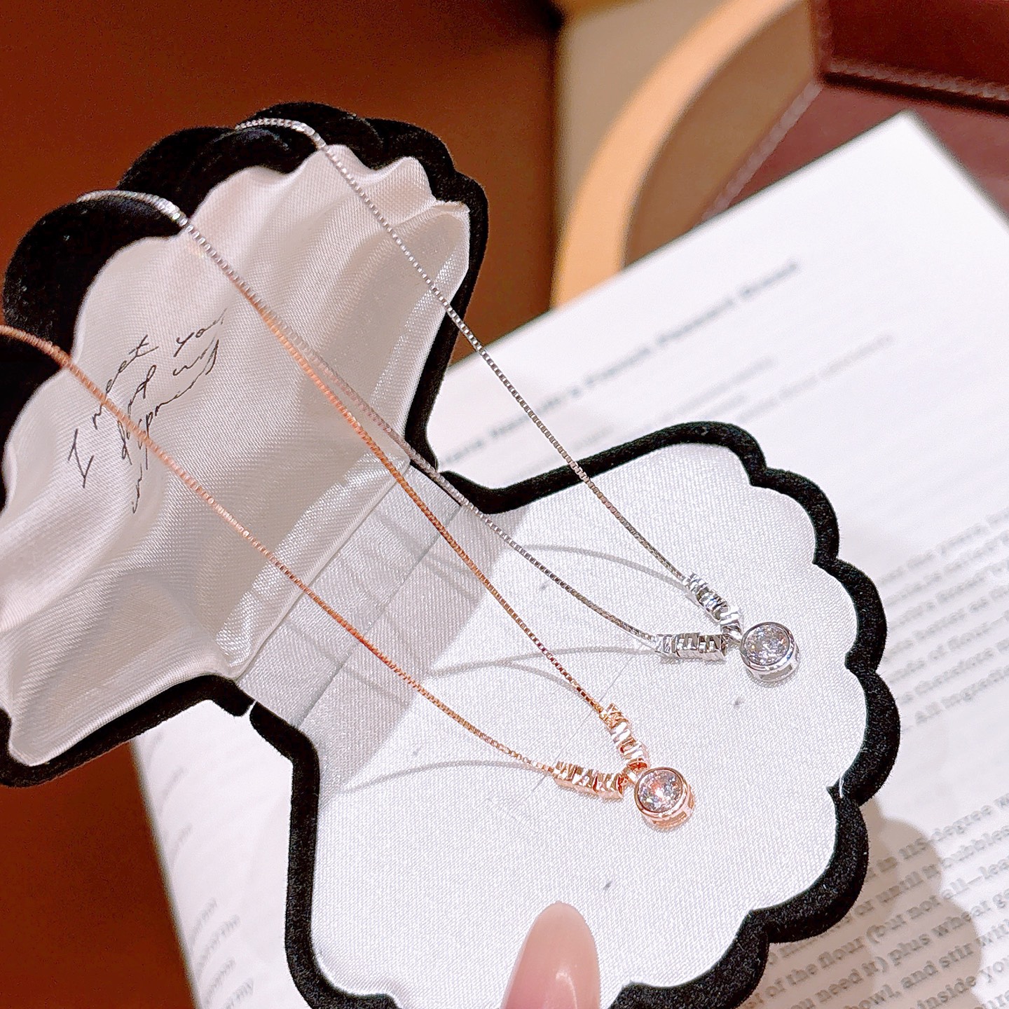 Solid Silver Necklace Artistic Father's Day Gold