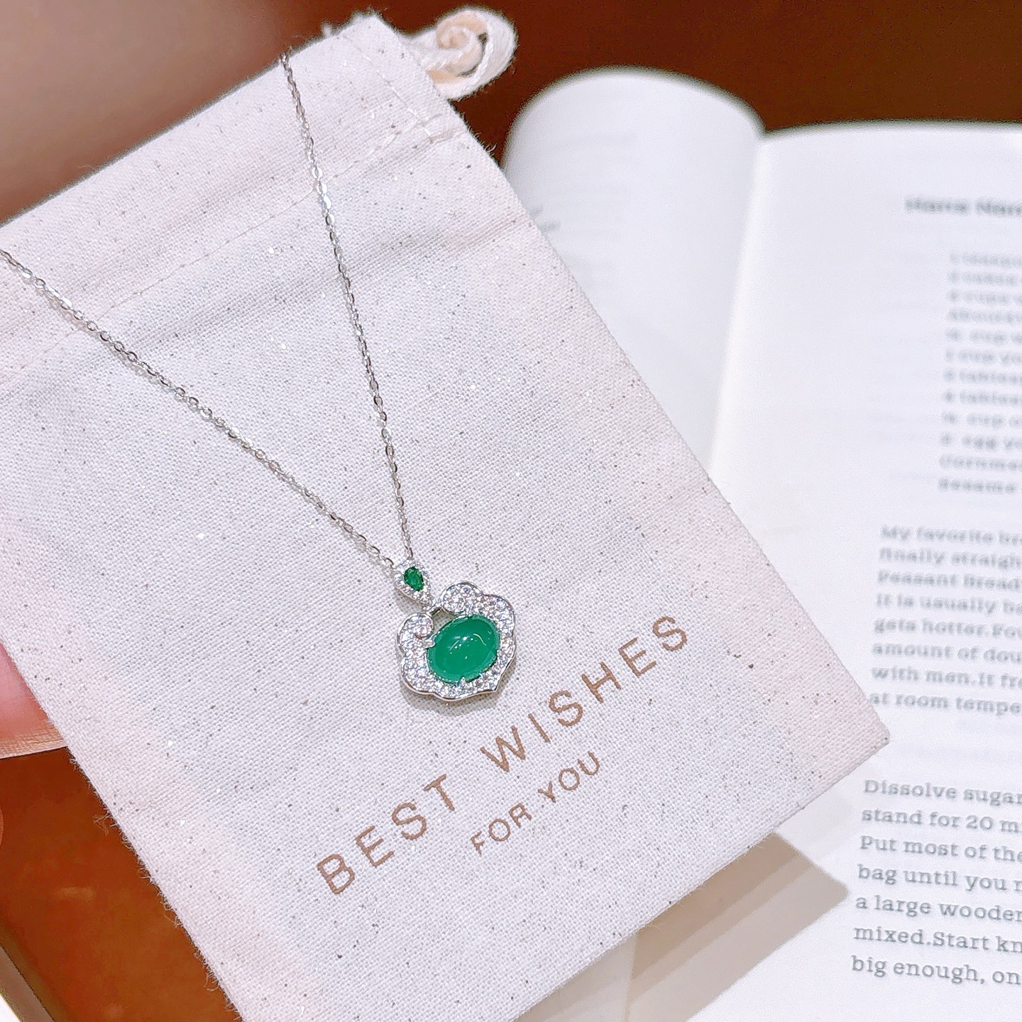 925 Silver Necklace Delicate Mother's Day Gold