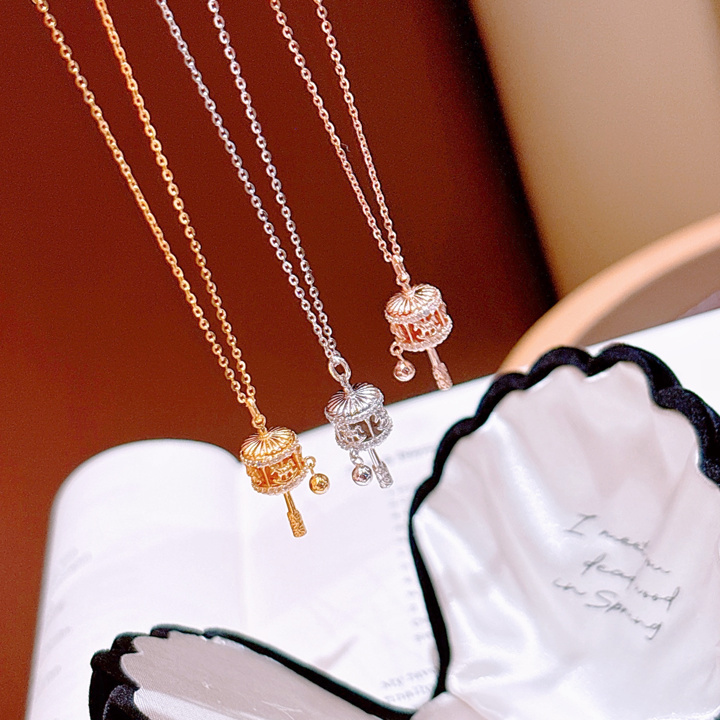 High Polish Silver Necklace Artistic Annual Party Silver