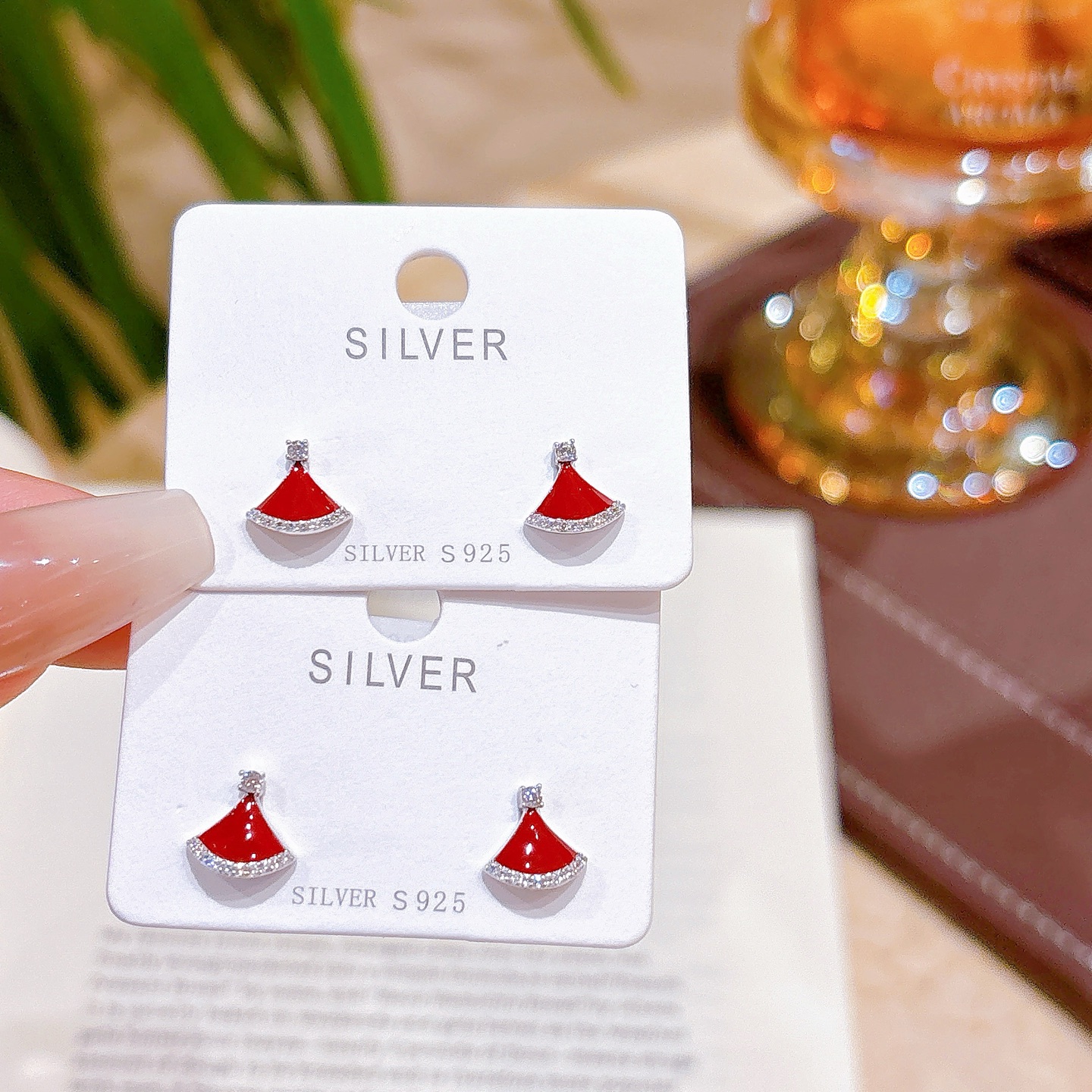 Solid Silver Earrings Ultra Minimal Wedding Gold