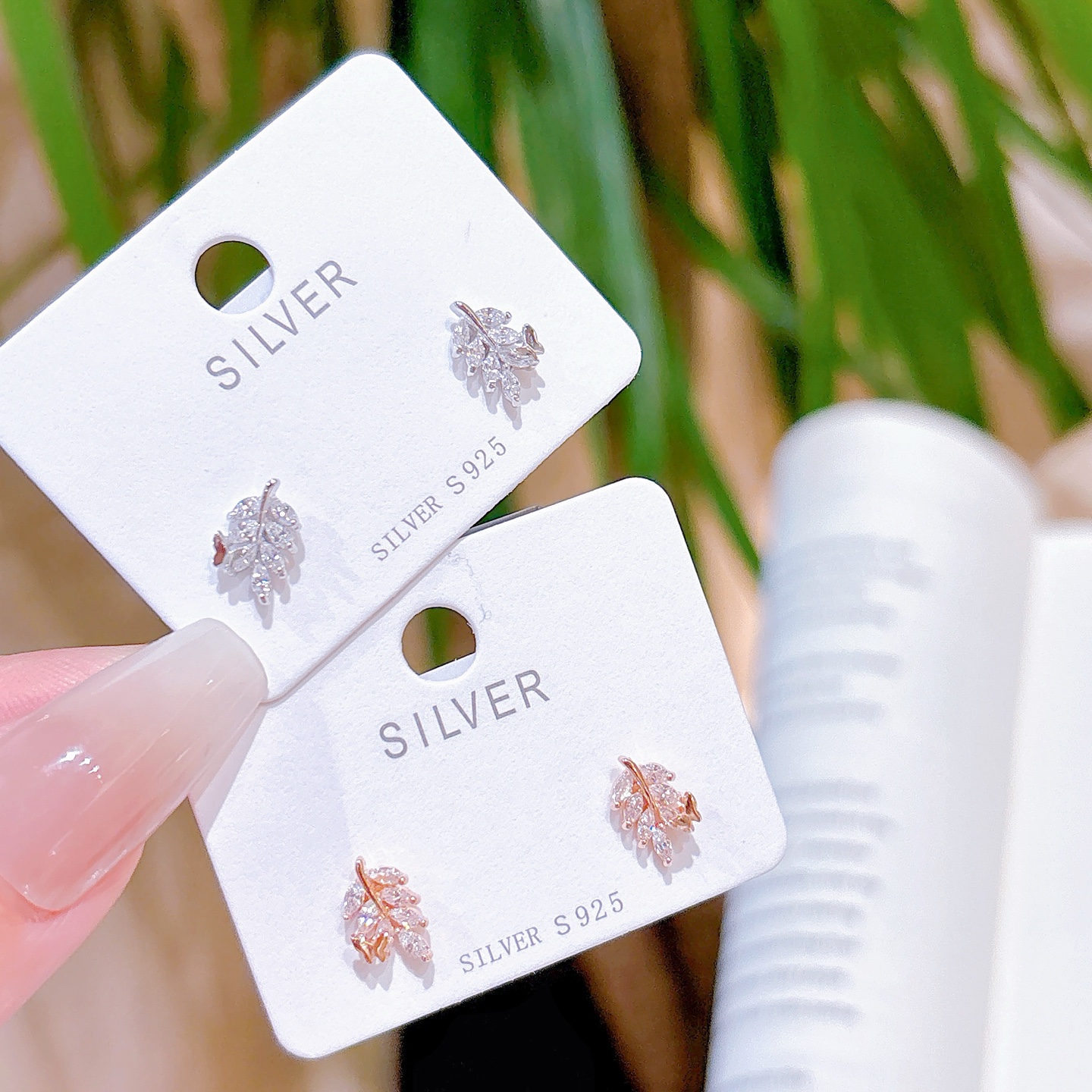 Solid Silver Earrings Sweet Date Night Silver