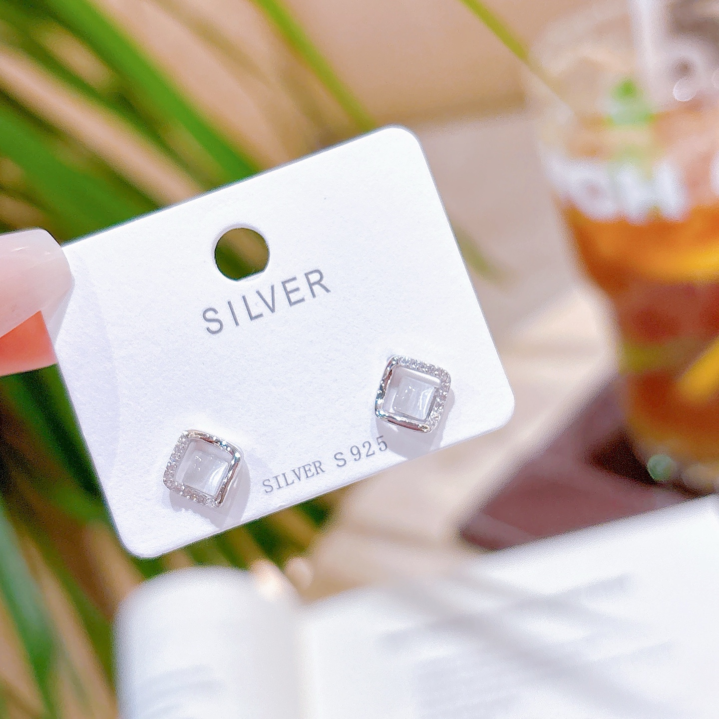 High Polish Silver Earrings Delicate Teacher's Day Gold