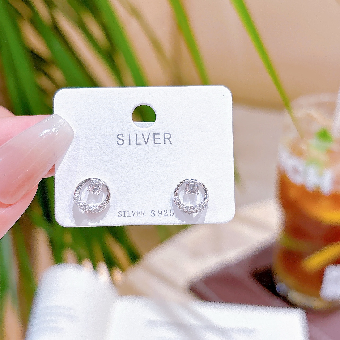 Low Allergy Silver Earrings Ultra Minimal Annual Party Gold