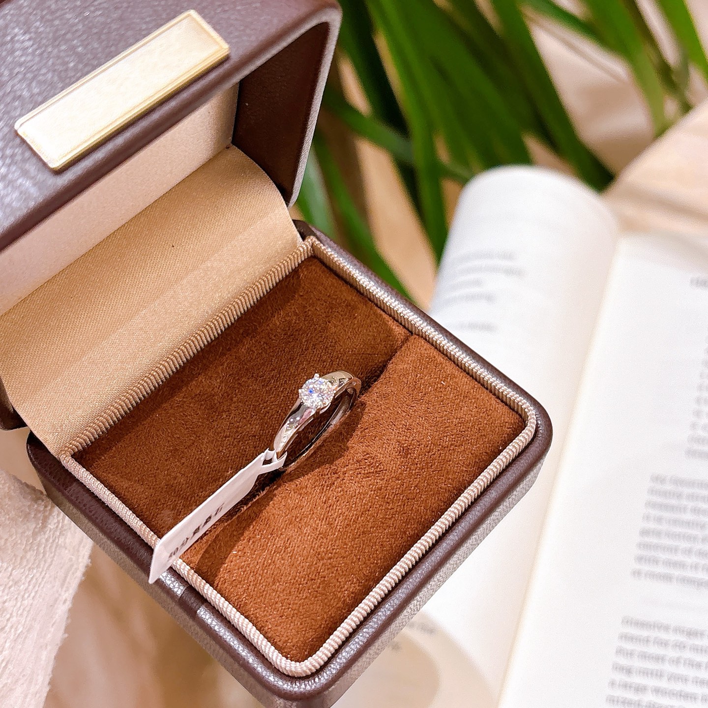 Hypoallergenic Silver Moissanite Ring Delicate Valentine's Day Silver