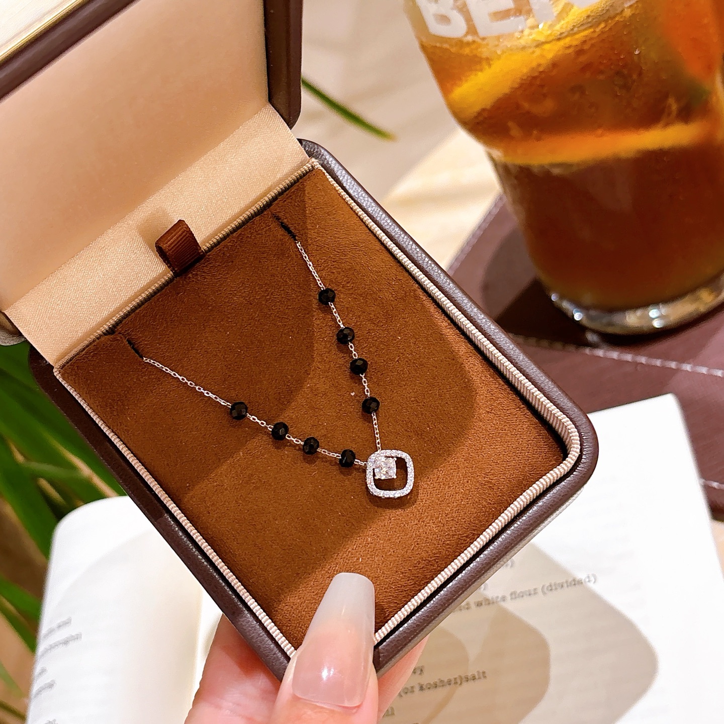 ラグジュアリー低アレルギー銀ネックレスシルバー バレンタインデー