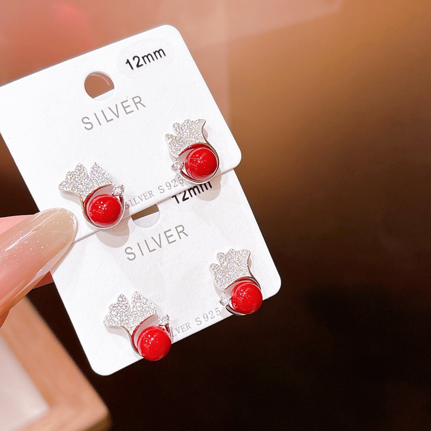 シックS925スターリングシルバーイヤリングゴールド 父の日