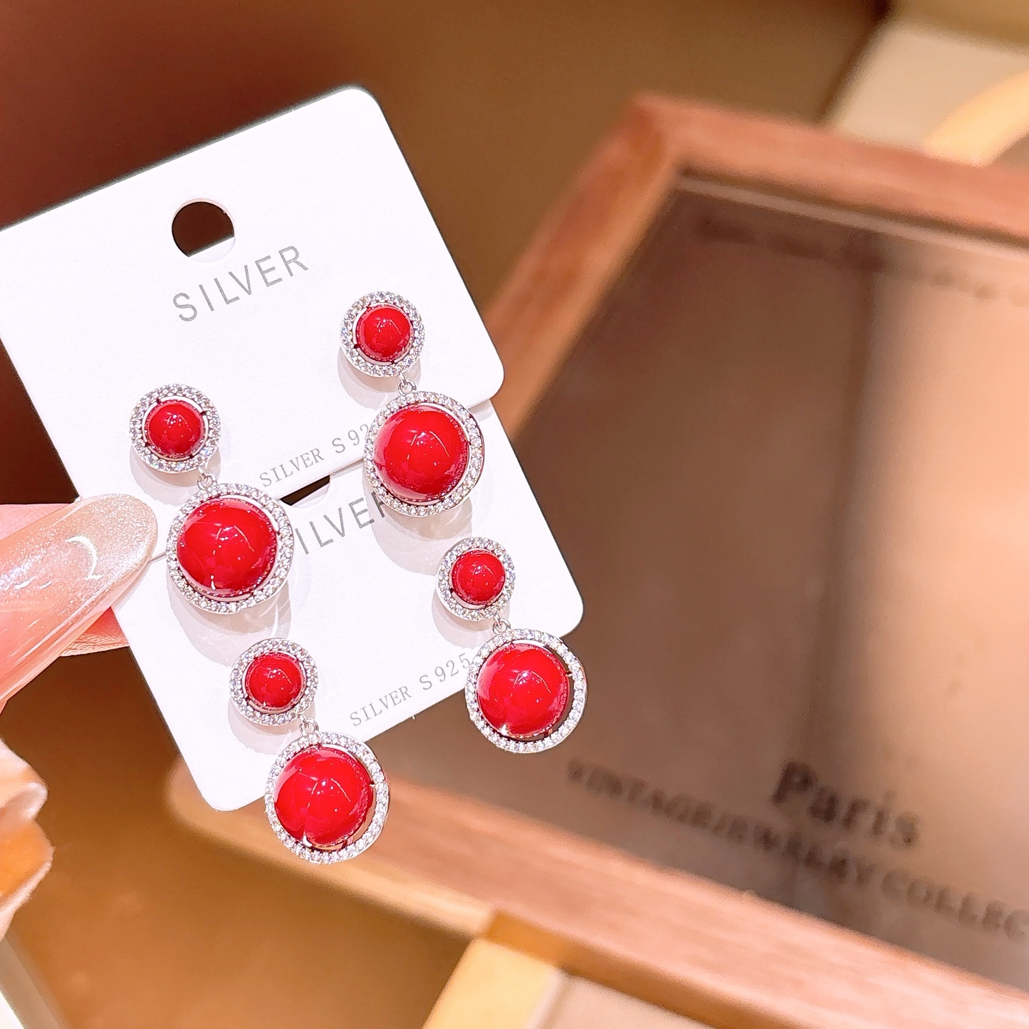 高級感ニッケル無添加銀イヤリングシルバー 通勤