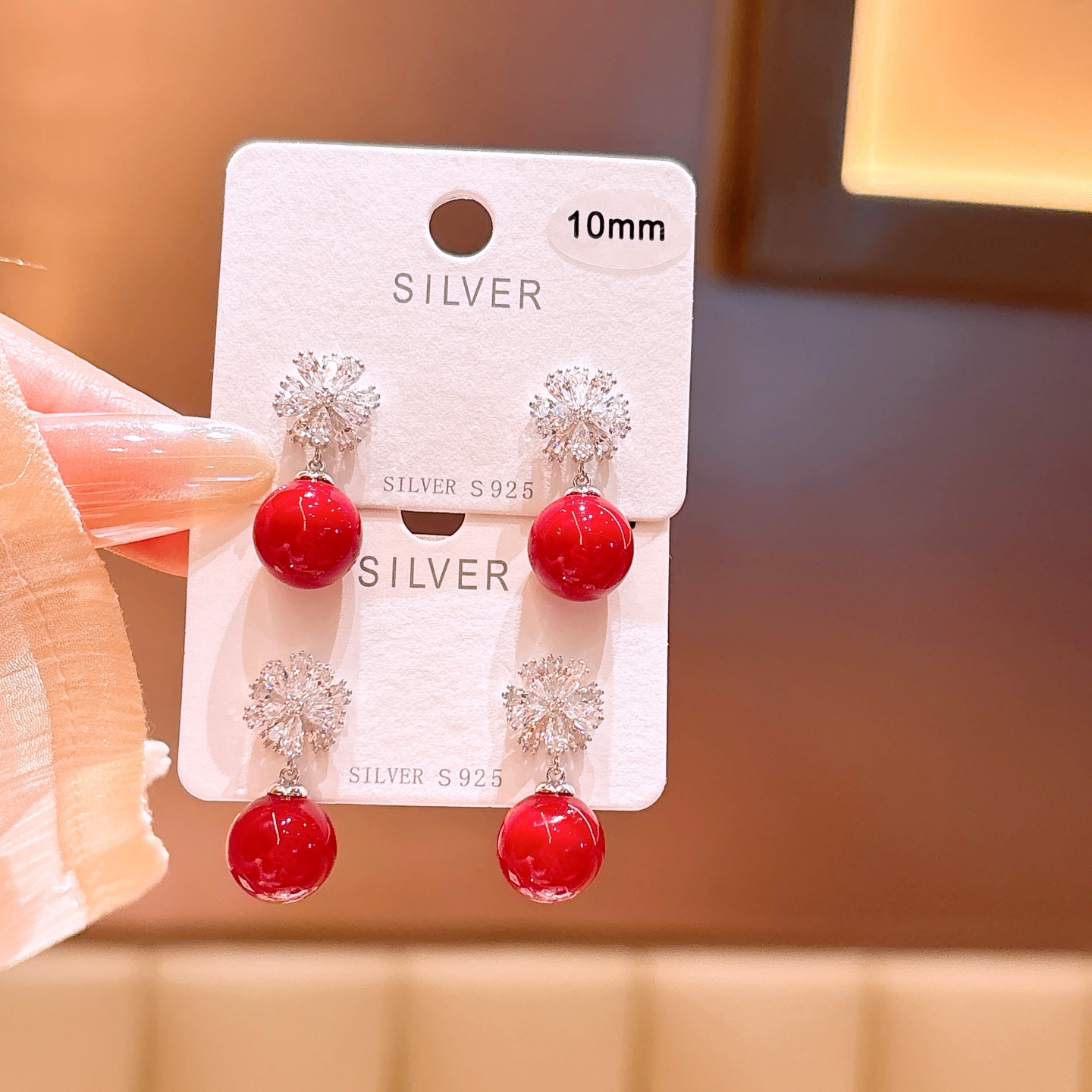 フレッシュS925スターリングシルバーイヤリングシルバー 旅行