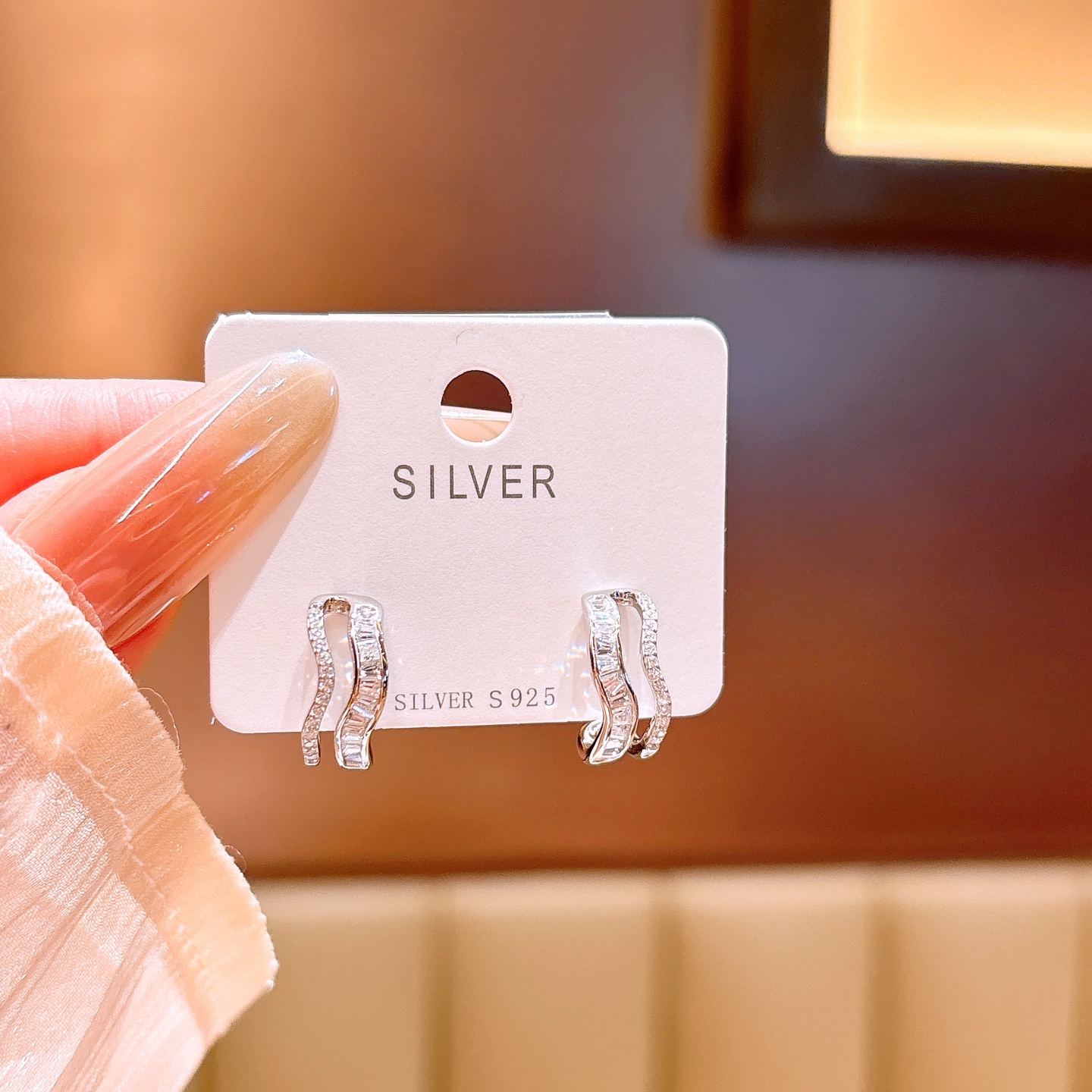 優しい高品質シルバーイヤリングゴールド 通勤