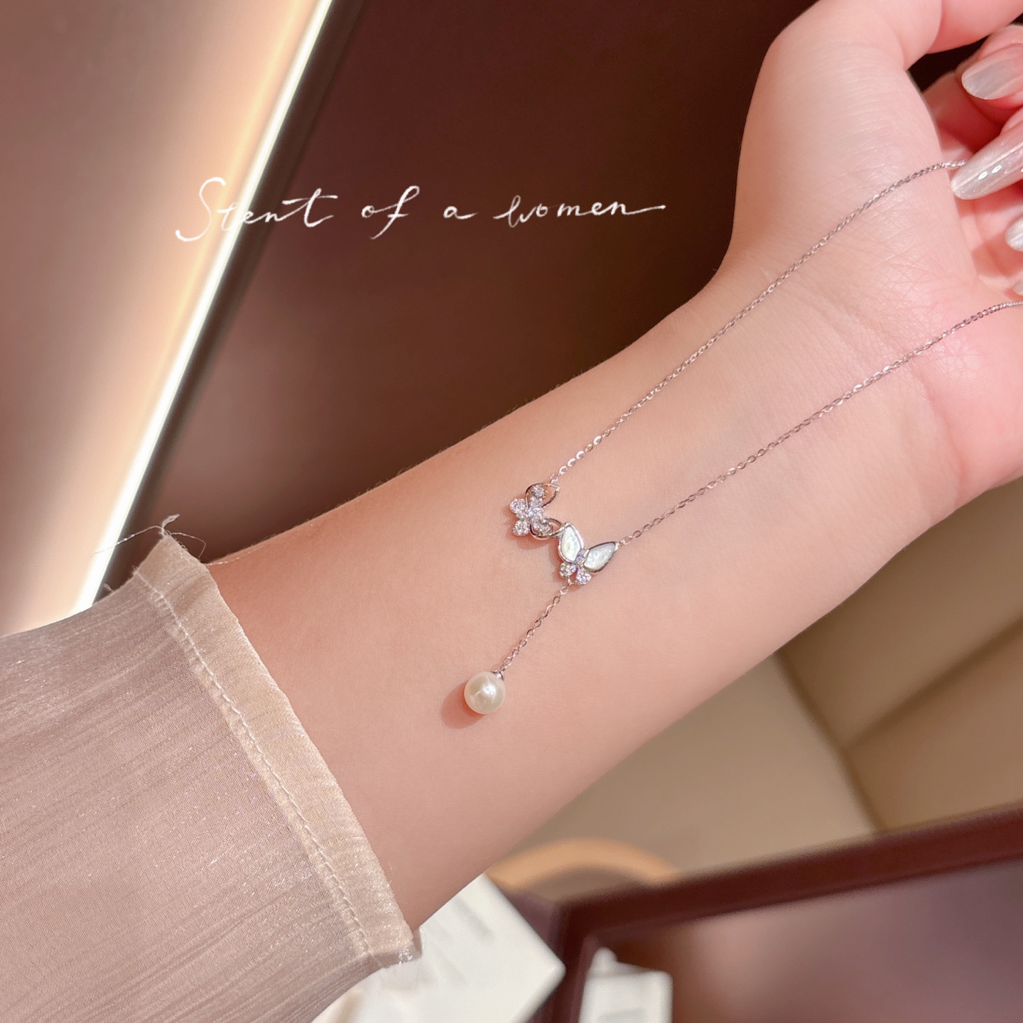 Low Allergy Silver Necklace French Engagement Silver