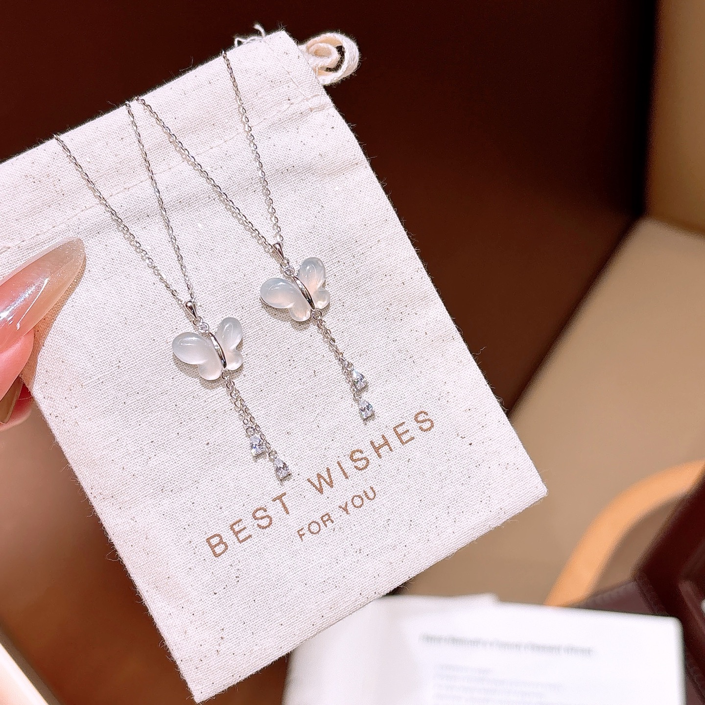 甘辛S925スターリングシルバーネックレスシルバー 記念日