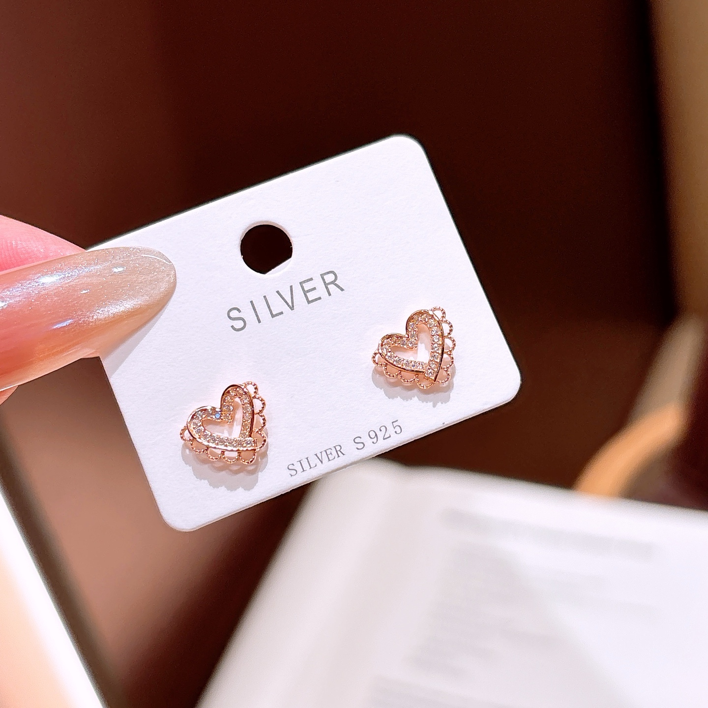 S925 Sterling Silver Earrings Ultra Minimal Father's Day Silver