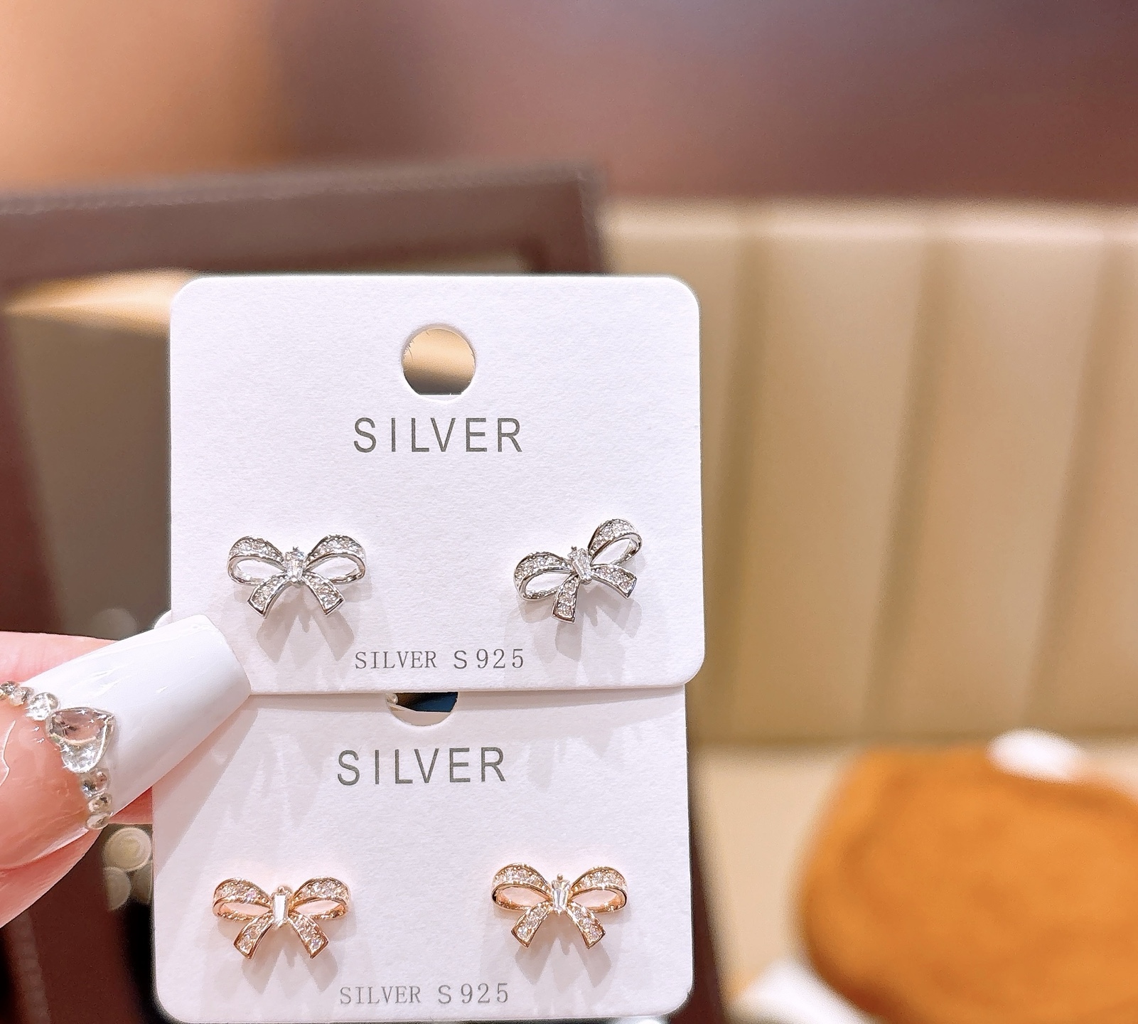 Hypoallergenes Silber Ohrringe Intellektuell Vatertag Gold