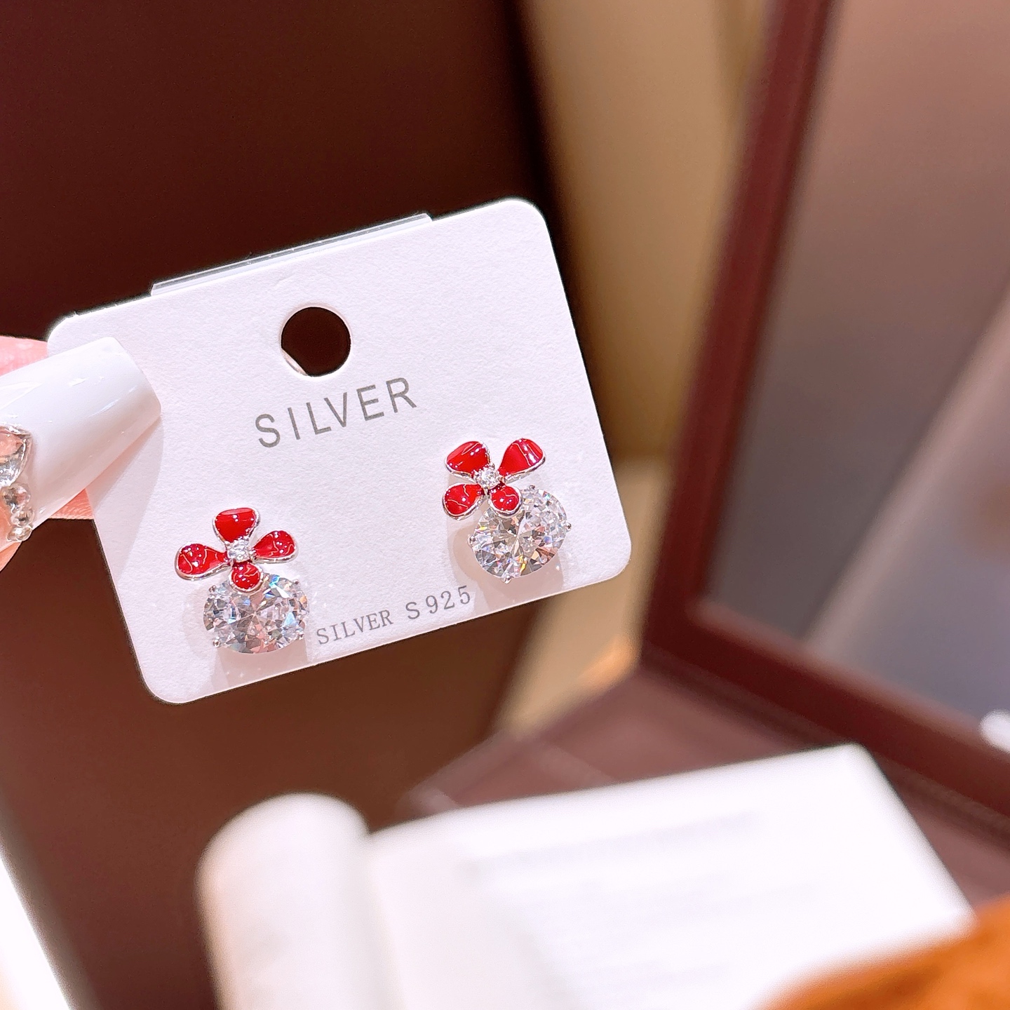 925 Silver Earrings Romantic Confession Silver