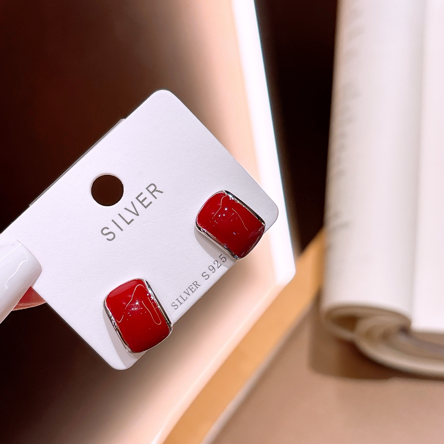 Solid Silver Earrings French Bestie Gift Gold