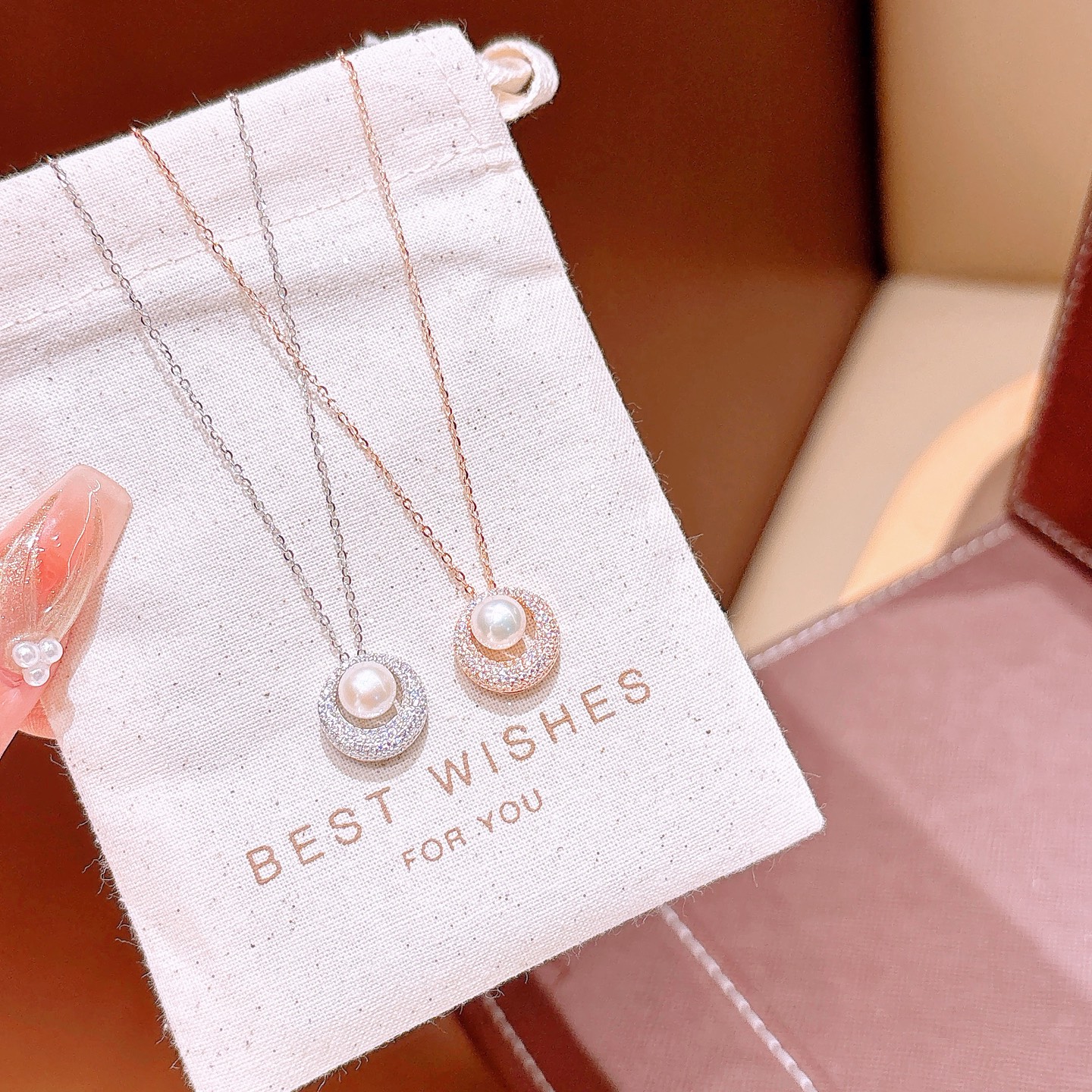 High Polish Silver Necklace Ethereal Everyday Wear Gold