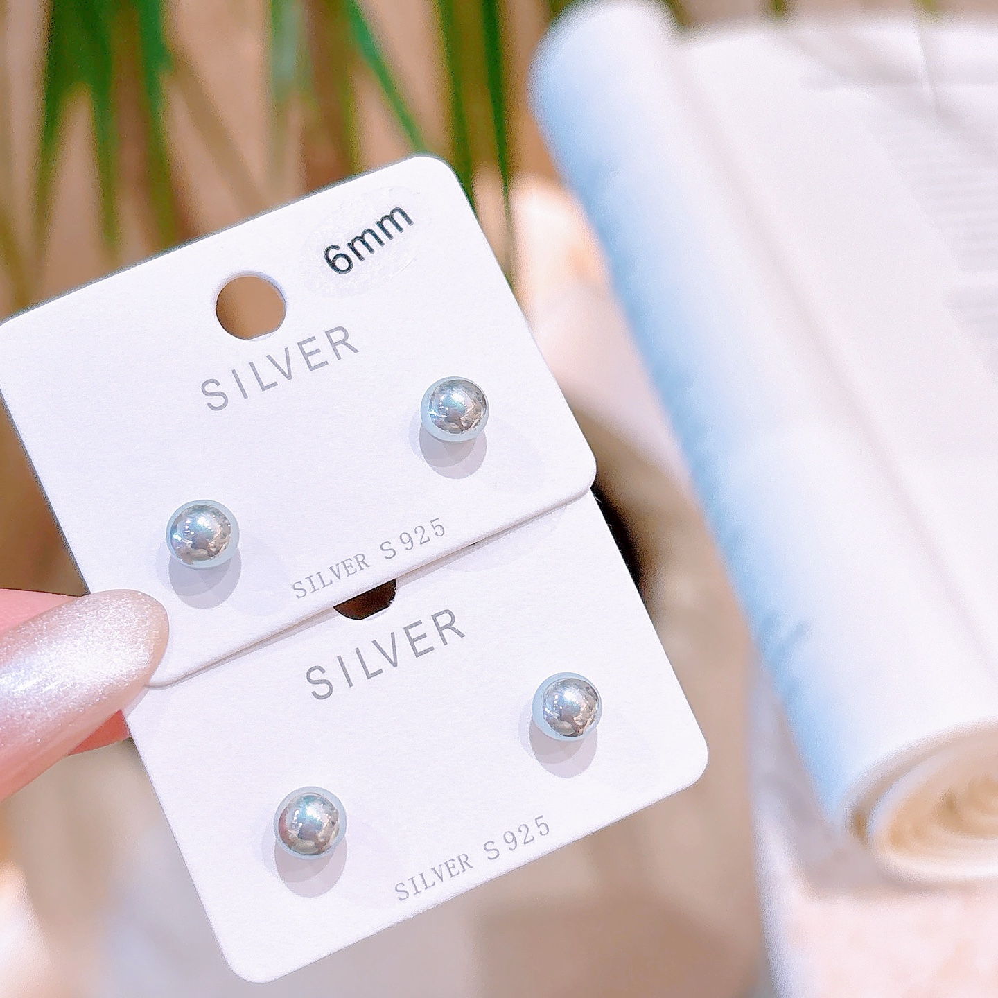 Low Allergy Silver Earrings Playful Bestie Gift Gold