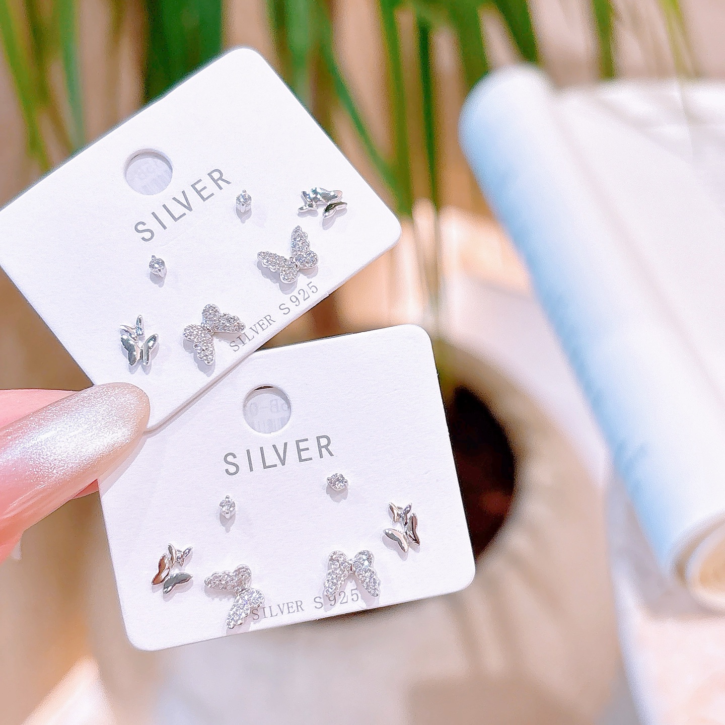 925 Silver Earrings Chic Travel Gold