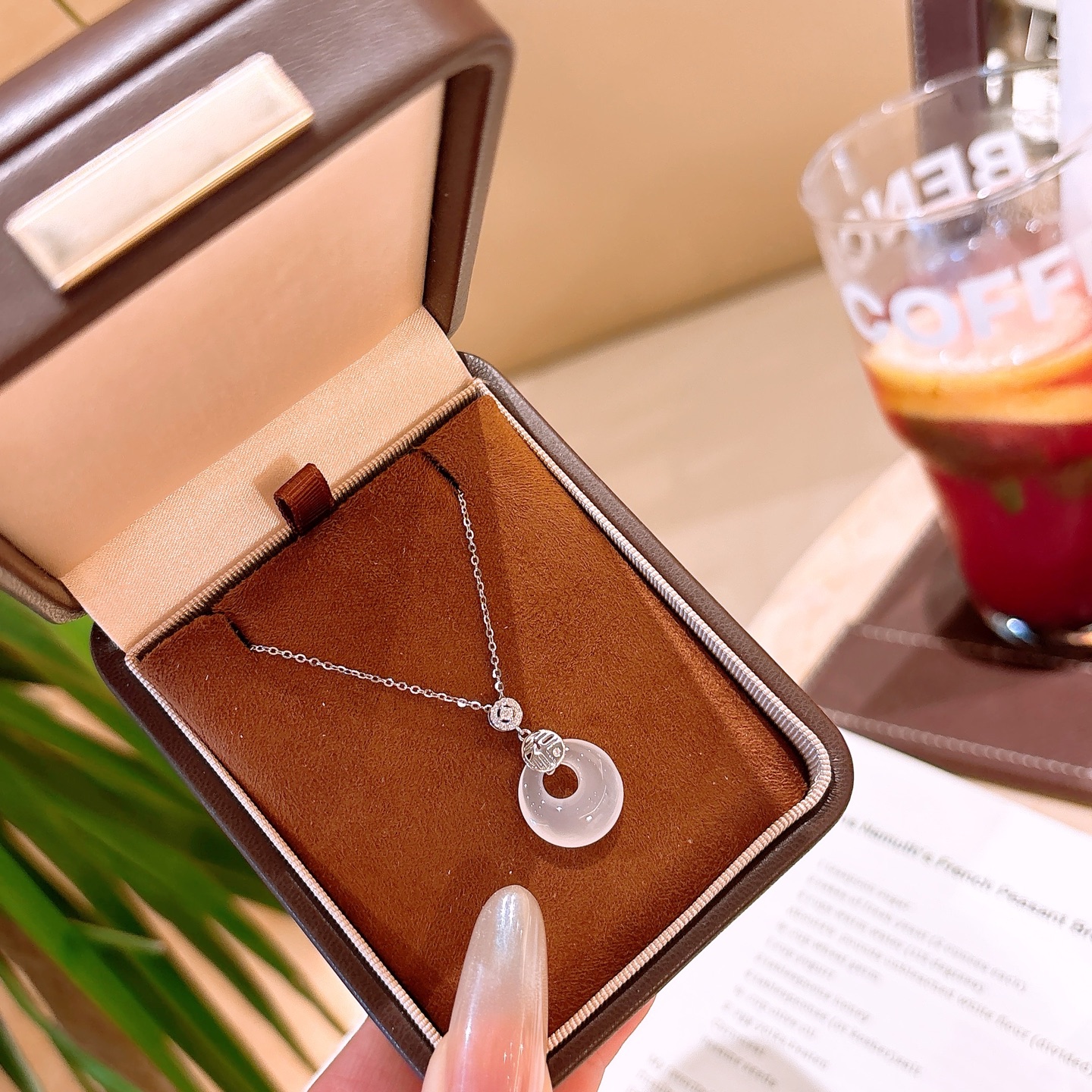 925 Silver Moissanite Necklace Fresh Wedding Favor Gold