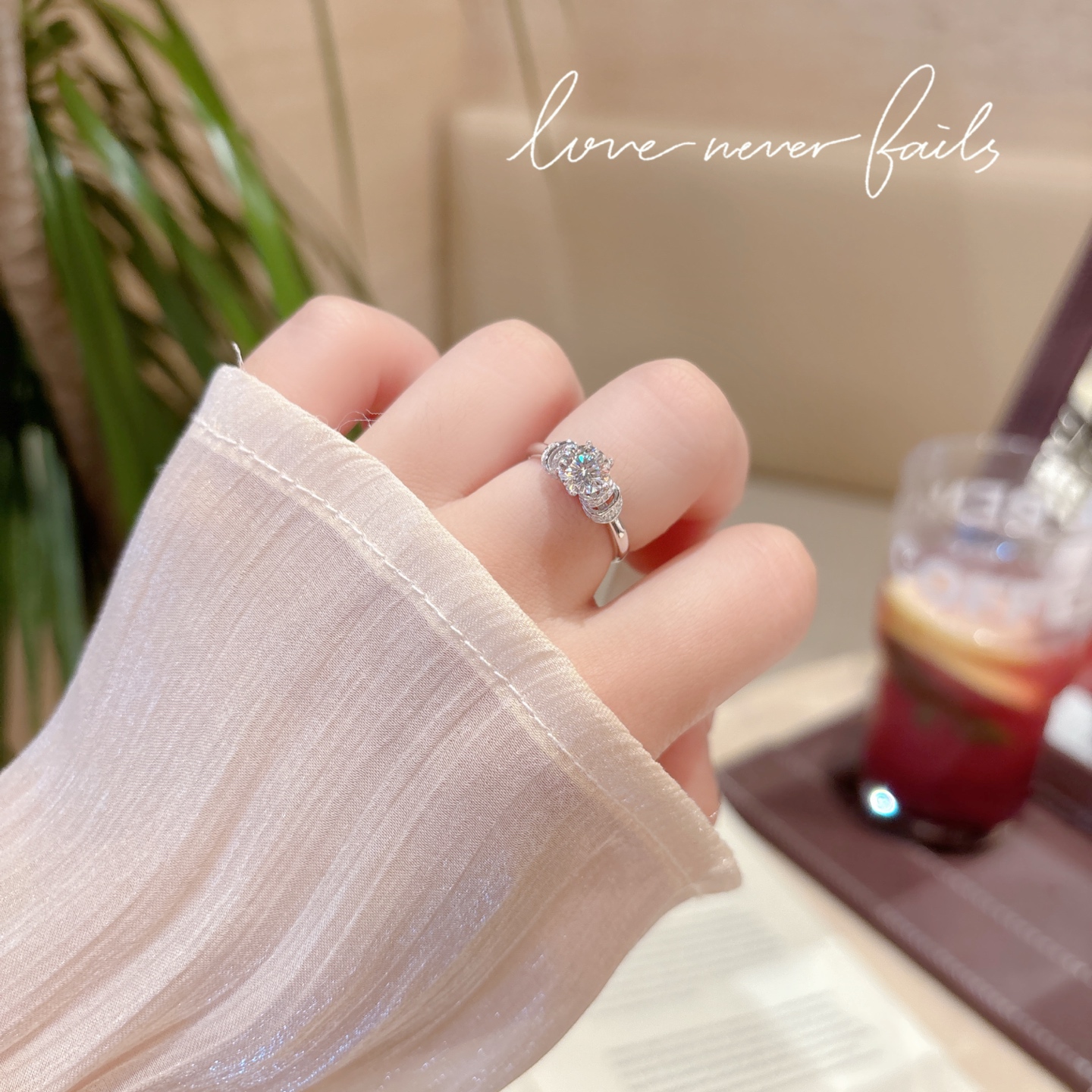 アーティスティック高品質シルバーモアッサナイトリングシルバー デート