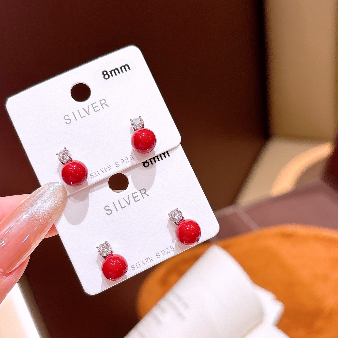 Fine Silver Earrings Gentle Banquet Silver