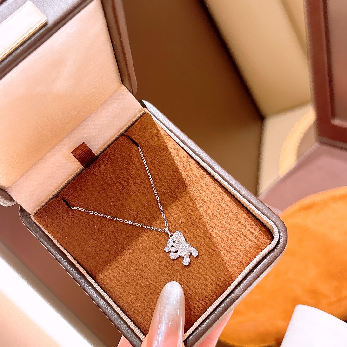 925 Silver Necklace Gentle Everyday Wear Gold