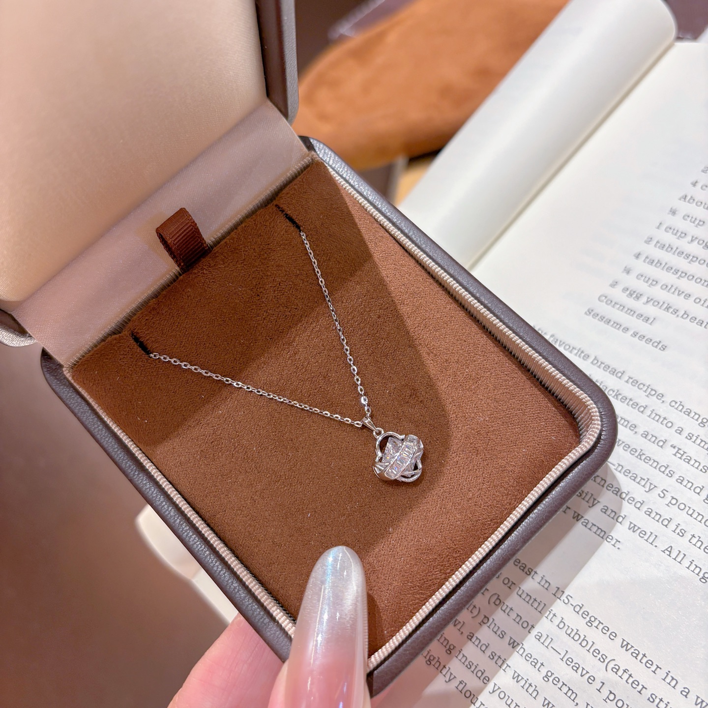 Hypoallergenic Silver Necklace Sweet Father's Day Gold